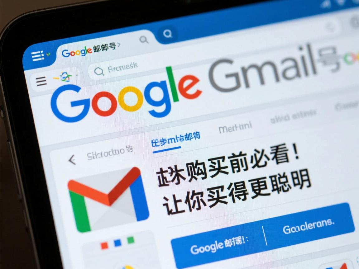 谷歌账号、谷歌邮箱、gmail邮箱、google邮箱号购买前必看!这步骤让你买得更聪明