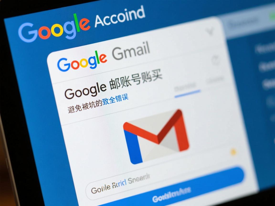 谷歌账号、谷歌邮箱、gmail邮箱、google邮箱账号购买完全指南：避免被坑的致命错误