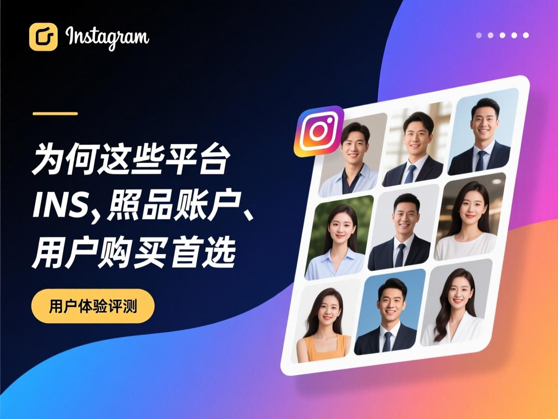 为何这些平台成了INS、照片墙、‎Instagram、IG成品账户购买的首选？用户体验评测