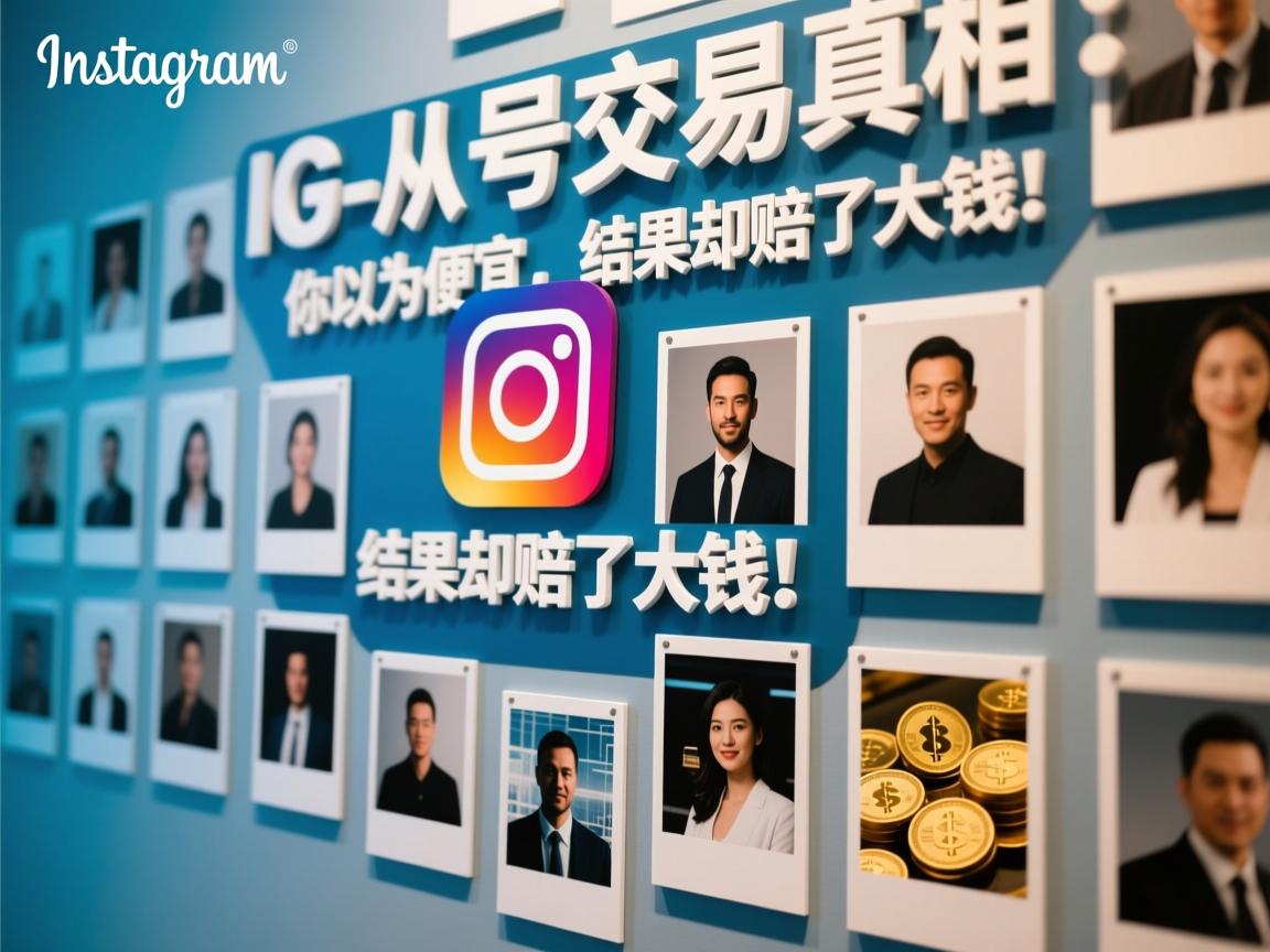 INS、照片墙、‎Instagram、IG账号交易真相：你以为便宜，结果却赔了大钱！
