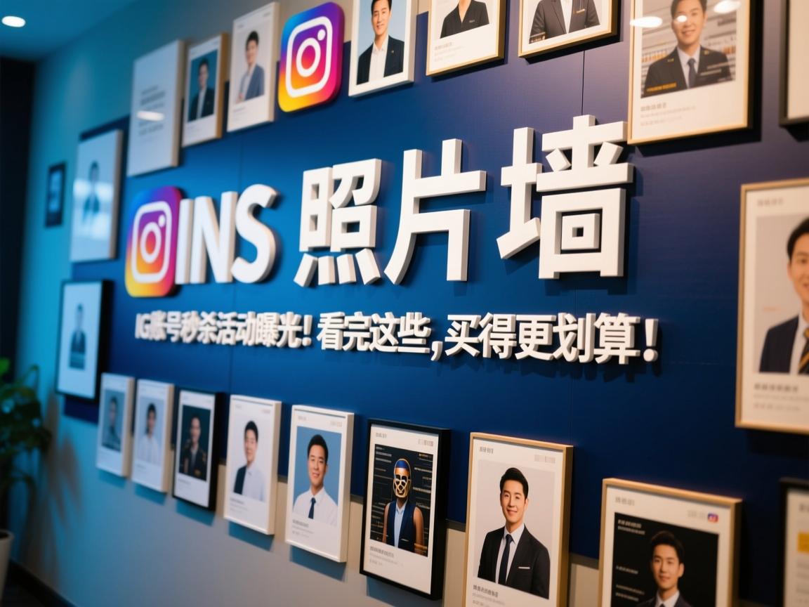 “INS、照片墙、‎Instagram、IG账号秒杀活动曝光！看完这些，买得更划算！”