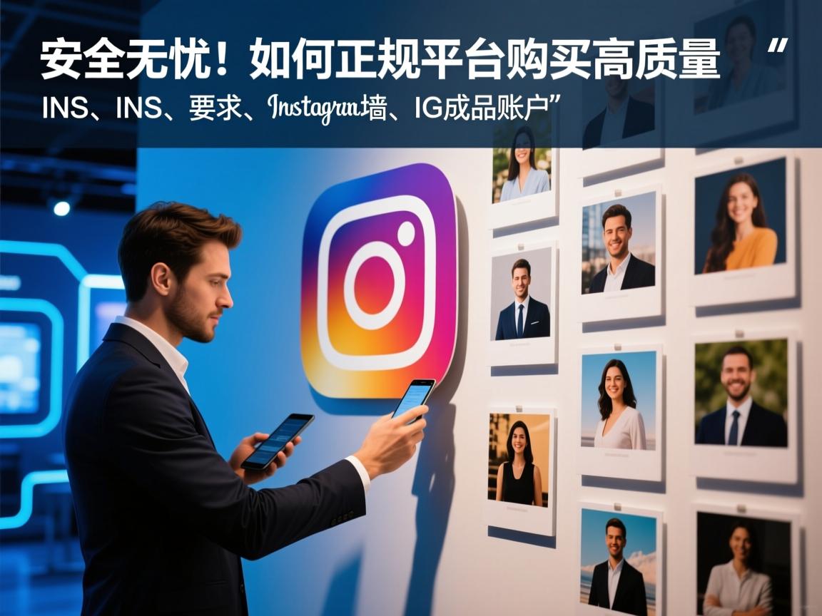安全无忧！如何通过正规平台购买高质量的INS、照片墙、‎Instagram、IG成品账户