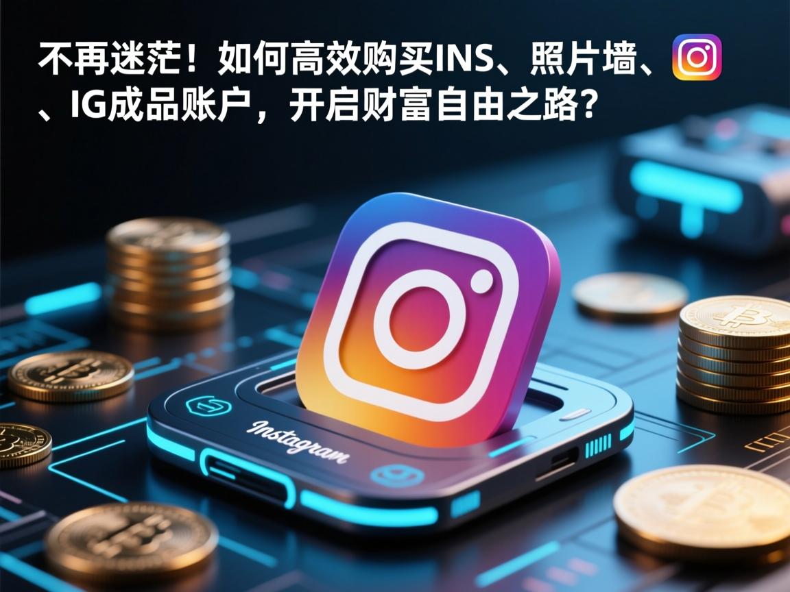 “不再迷茫！如何高效购买INS、照片墙、‎Instagram、IG成品账户，开启财富自由之路？”