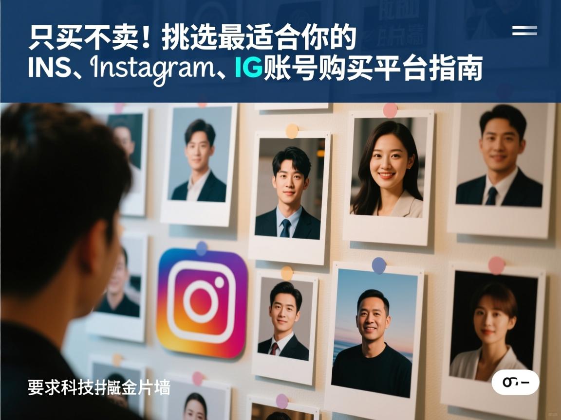 只买不卖！挑选最适合你的INS、照片墙、‎Instagram、IG账号购买平台指南