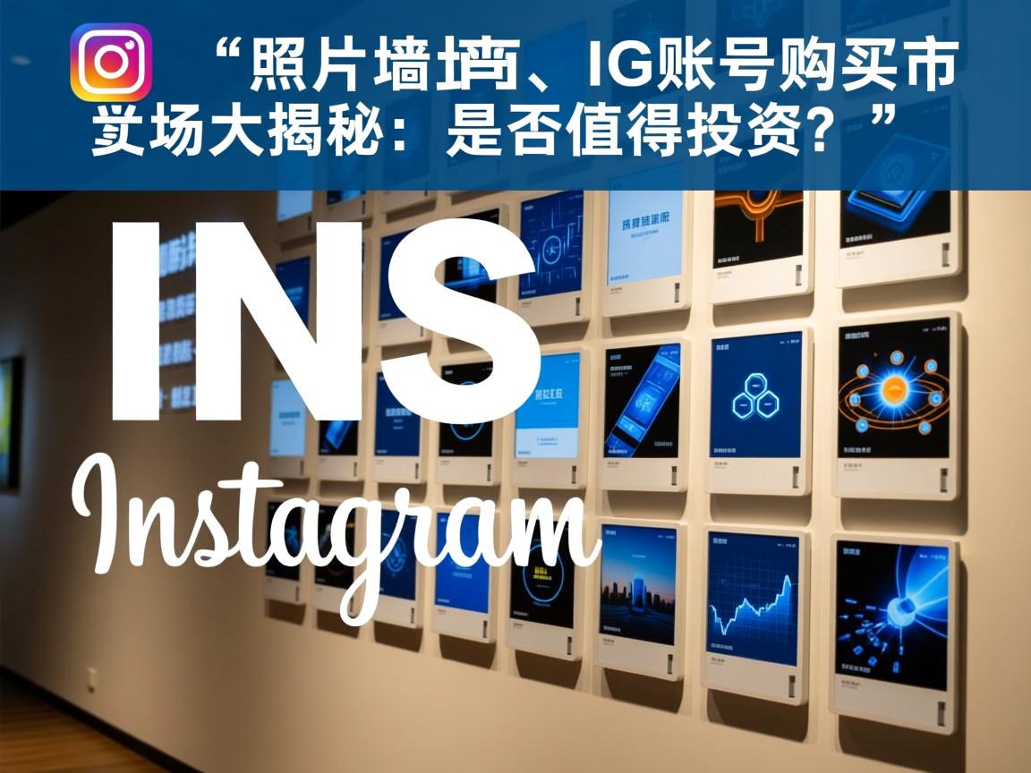 “INS、照片墙、‎Instagram、IG账号购买市场大揭秘：是否值得投资？”