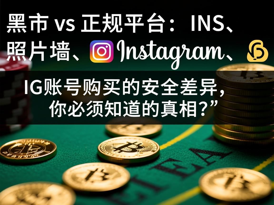 “黑市 vs 正规平台:INS、照片墙、Instagram、IG账号购买的安全差异,你必须知道的真相”