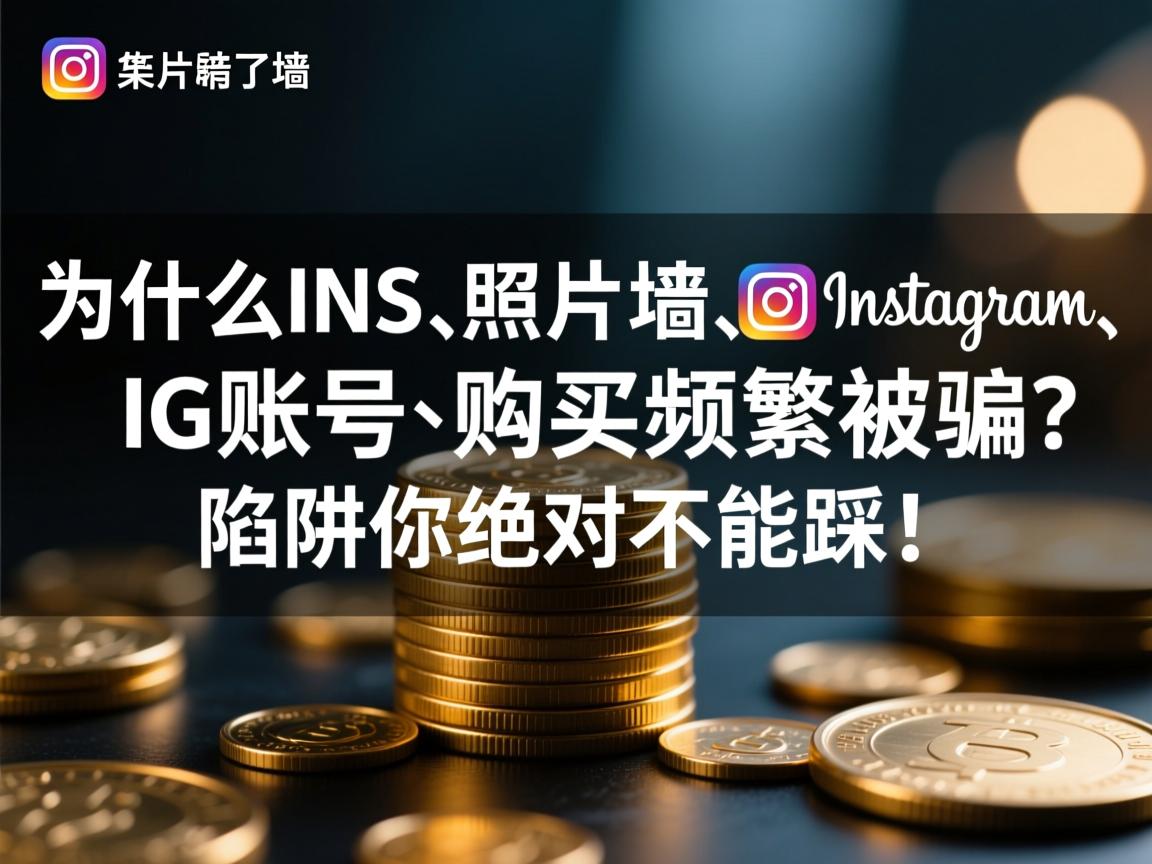“为什么INS、照片墙、‎Instagram、IG账号购买频繁被骗？陷阱你绝对不能踩！”