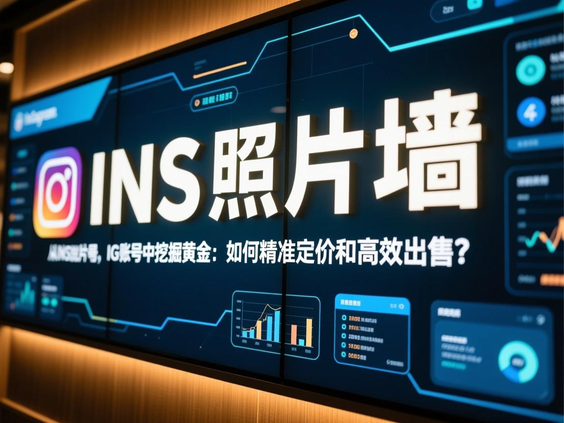 “从INS、照片墙、‎Instagram、IG账号中挖掘黄金：如何精准定价和高效出售？”