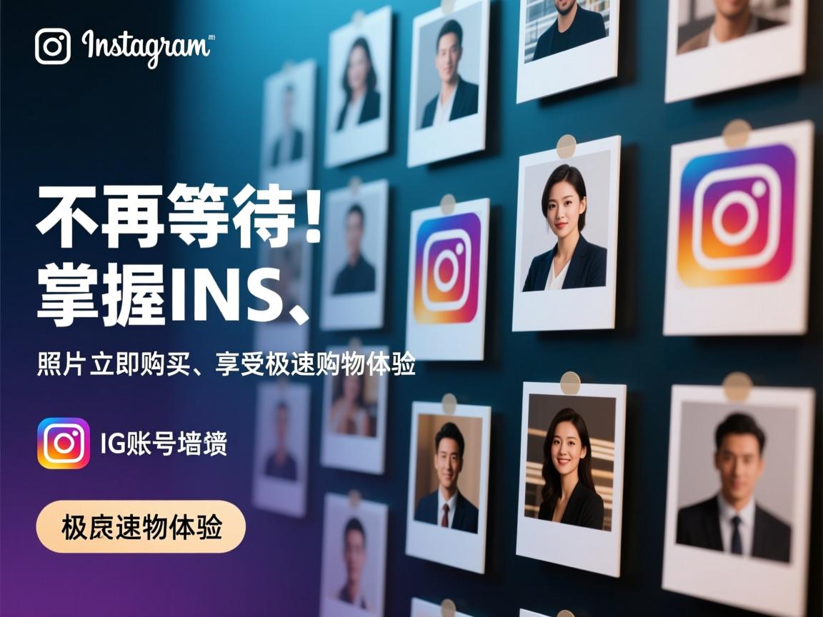 不再等待！掌握INS、照片墙、‎Instagram、IG账号立即购买，享受极速购物体验
