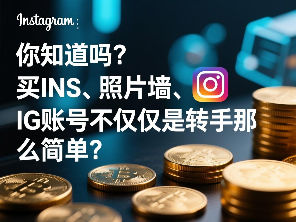 “你知道吗？买INS、照片墙、‎Instagram、IG账号不仅仅是转手那么简单”