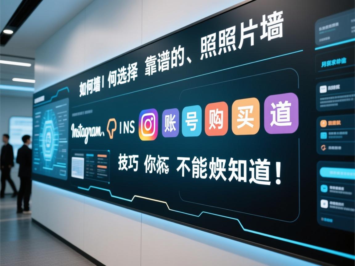 【如何选择靠谱的INS、照片墙、Instagram、IG账号购买渠道?技巧你不能不知道】