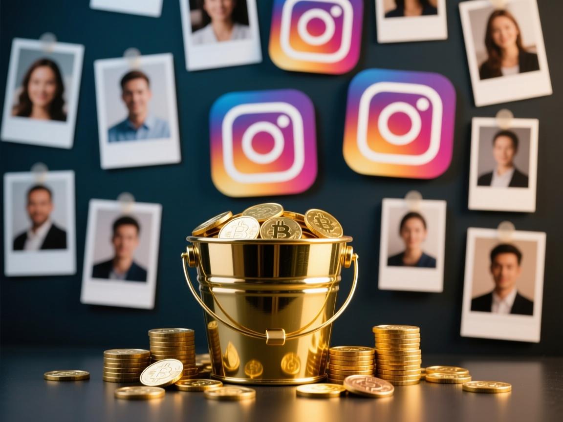 如何通过INS、照片墙、‎Instagram、IG成品账户购买链接轻松赚取第一桶金？