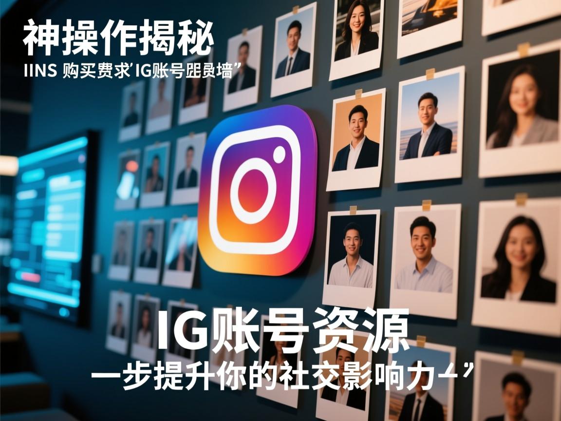 神操作揭秘：购买INS、照片墙、‎Instagram、IG账号资源，一步提升你的社交影响力