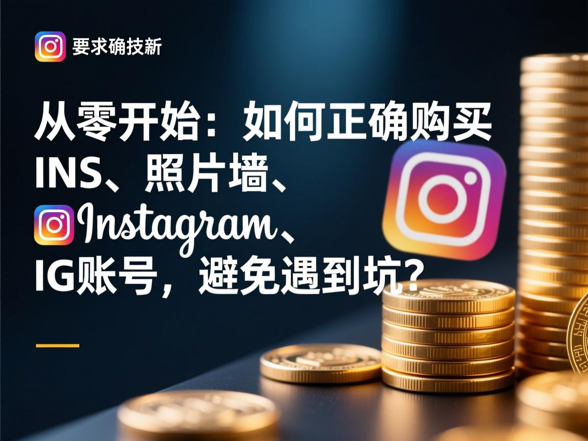 “从零开始：如何正确购买INS、照片墙、‎Instagram、IG账号，避免遇到坑？”