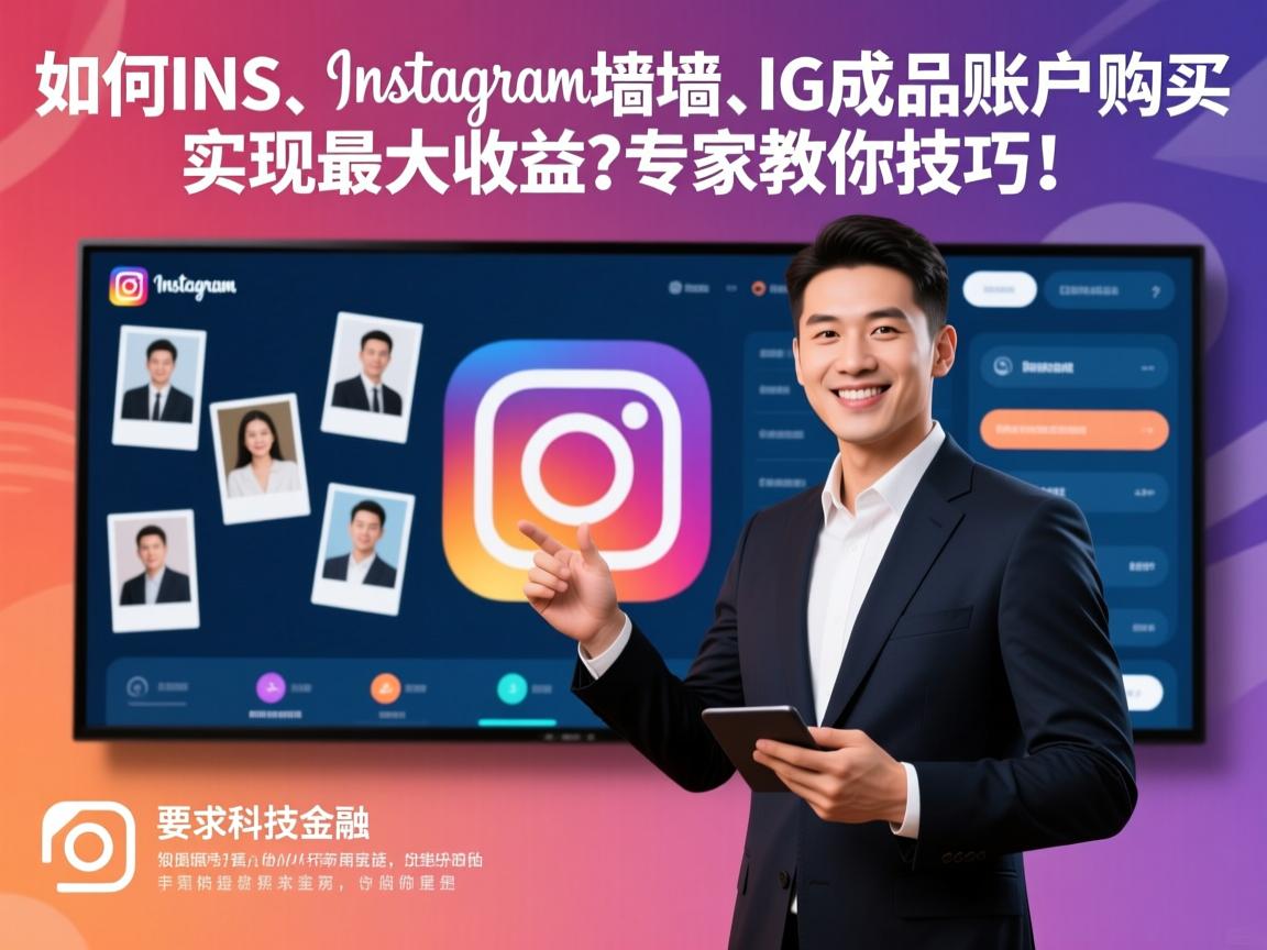如何通过INS、照片墙、‎Instagram、IG成品账户购买实现最大收益？专家教你技巧！