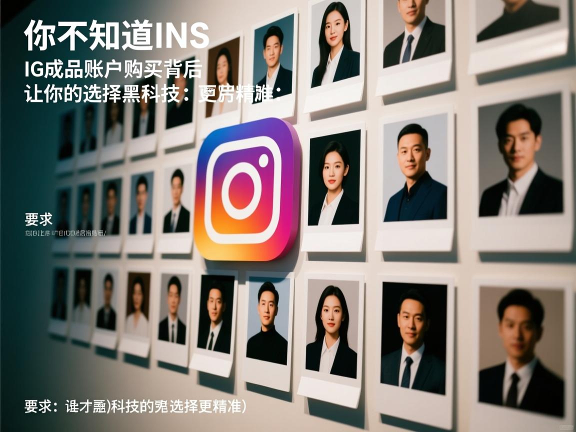 你不知道的INS、照片墙、‎Instagram、IG成品账户购买背后黑科技：让你的选择更精准
