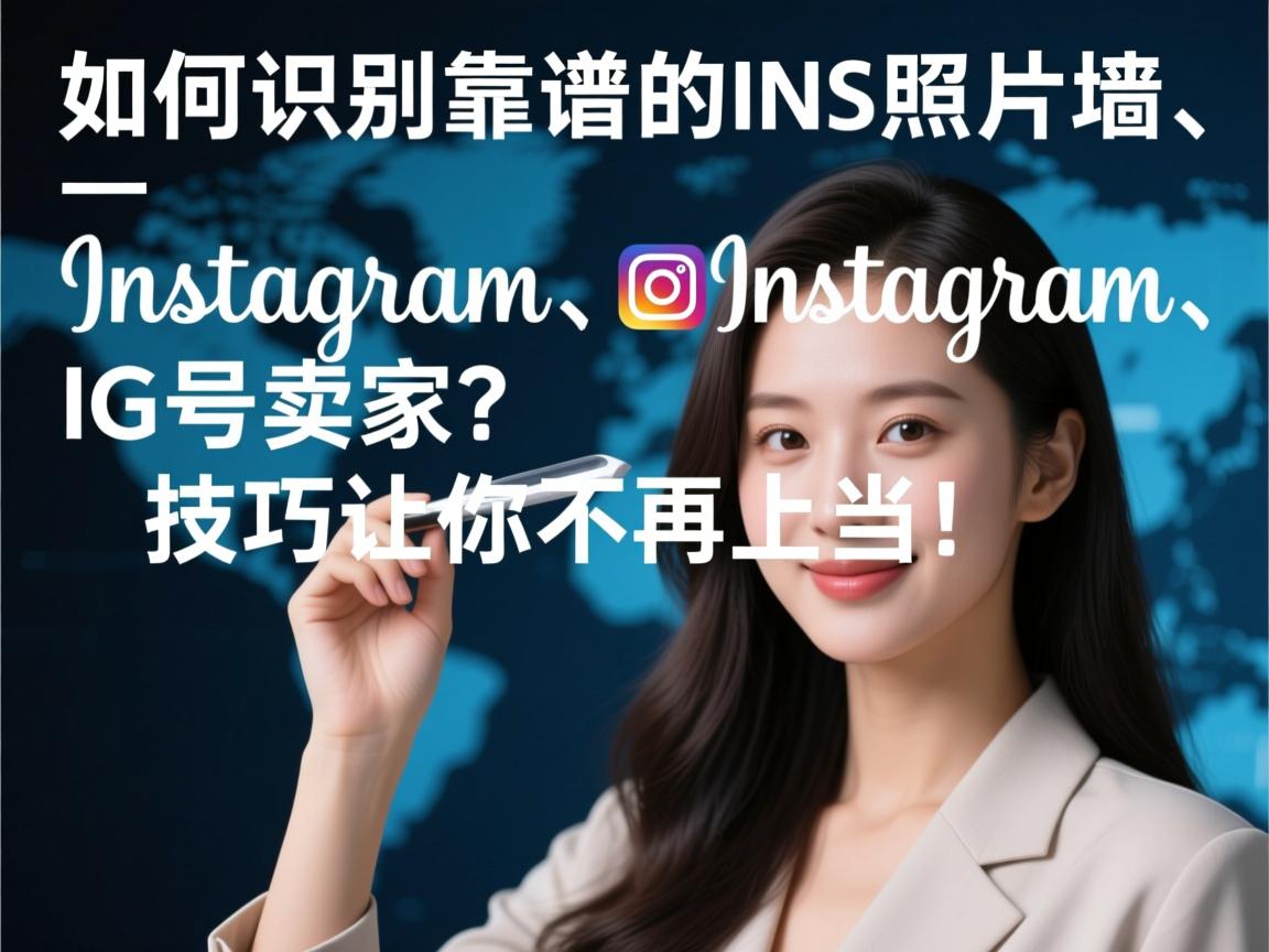 “如何识别靠谱的INS、照片墙、‎Instagram、IG号卖家？技巧让你不再上当！”