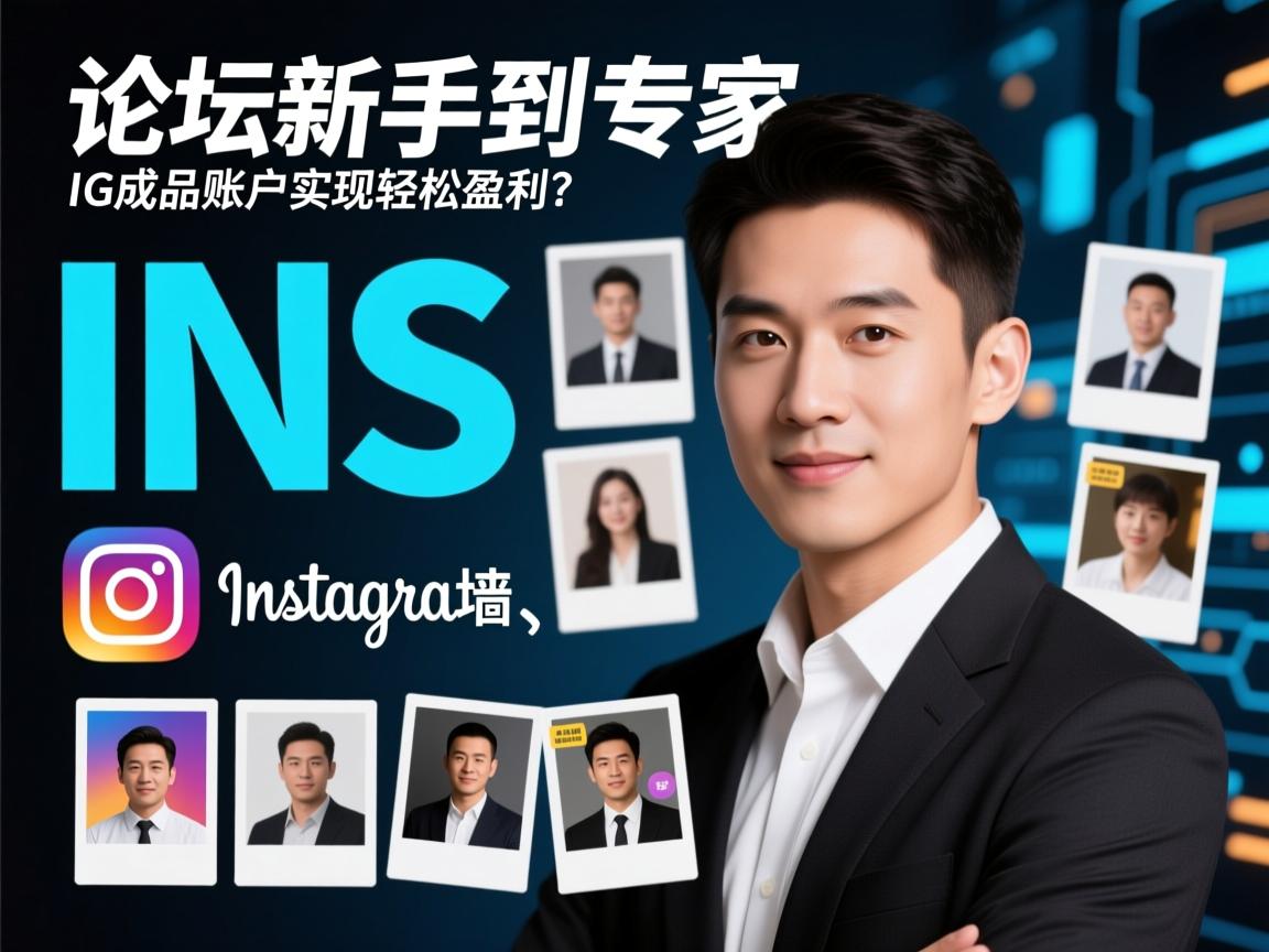 从论坛新手到专家，如何通过INS、照片墙、‎Instagram、IG成品账户实现轻松盈利？
