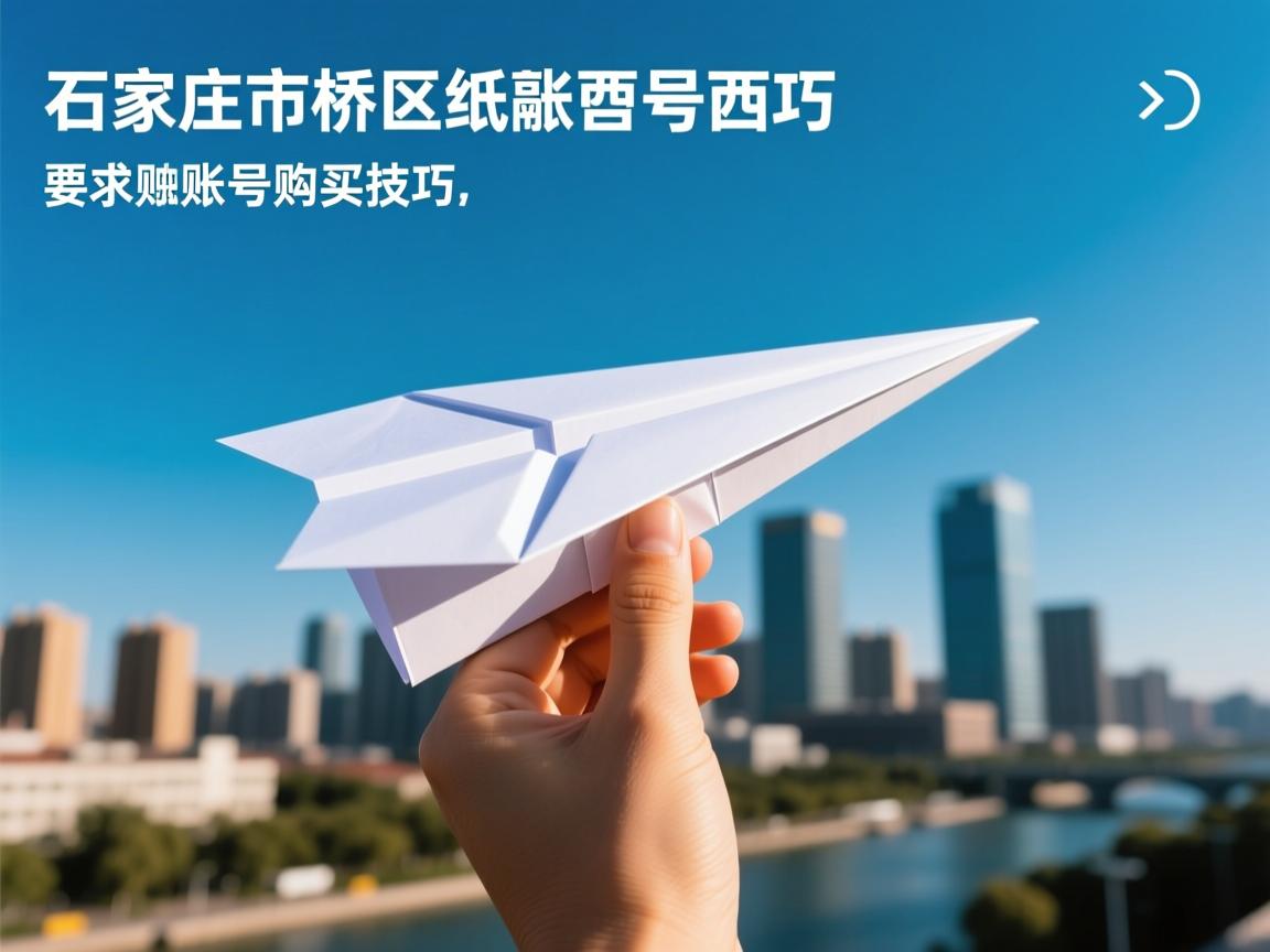 石家庄市桥西区纸飞机账号购买技巧