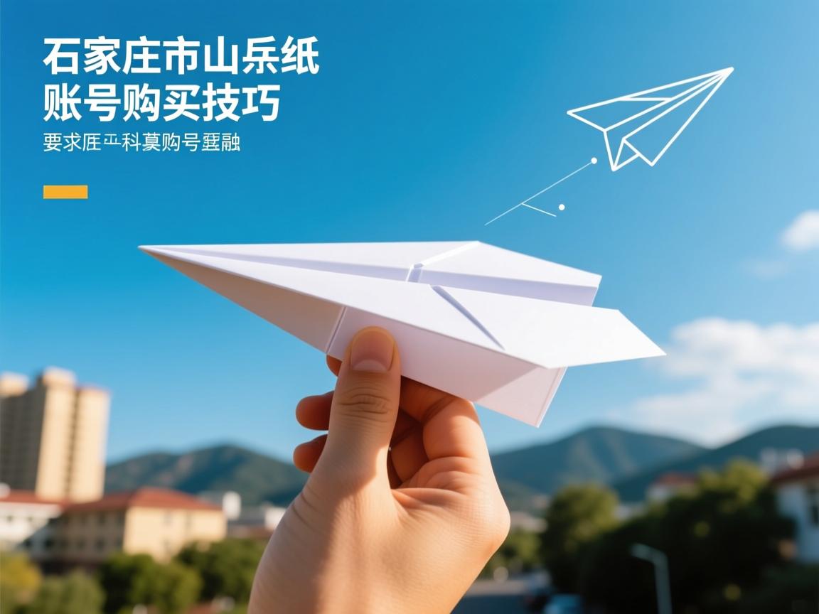 石家庄市平山县纸飞机账号购买技巧