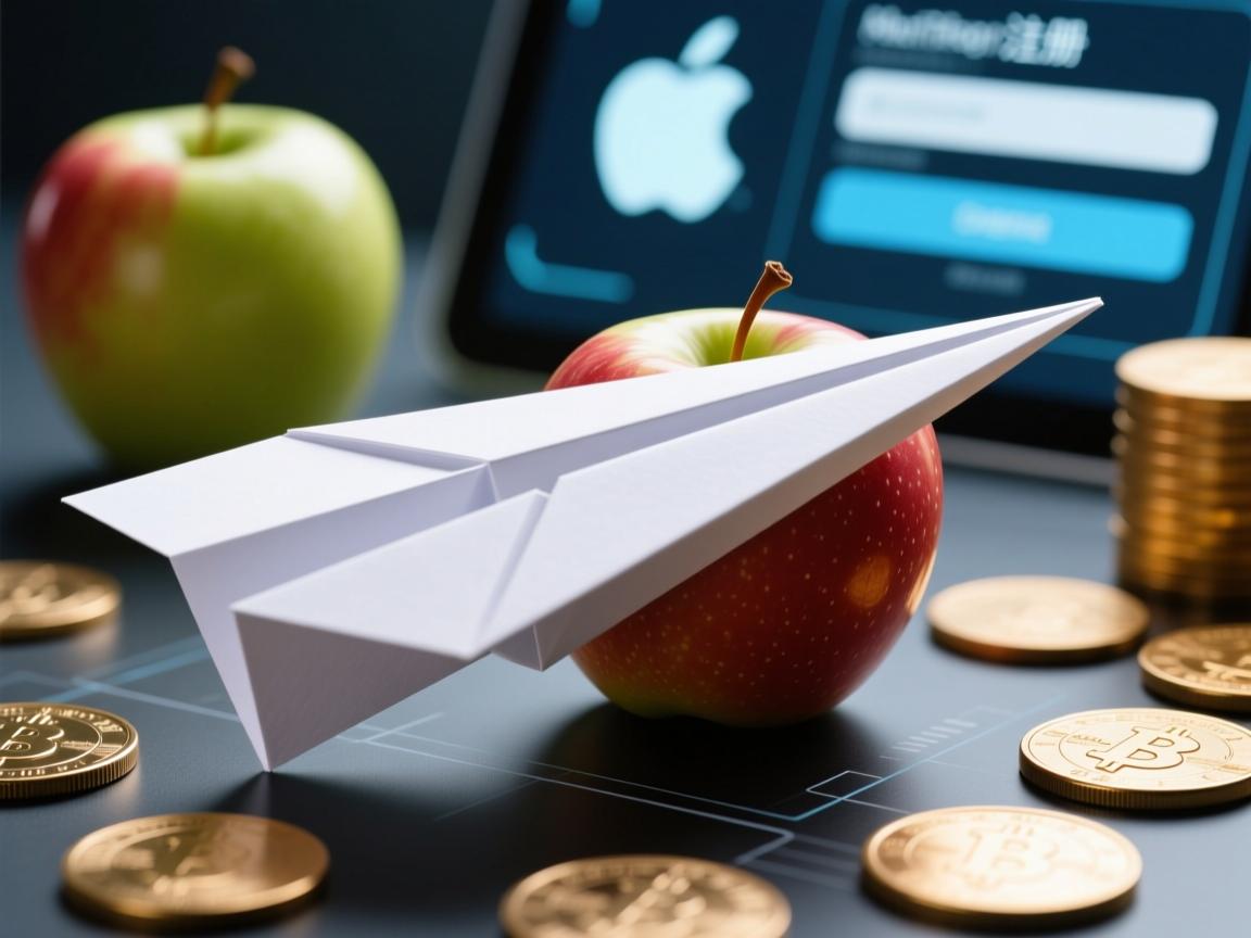 苹果的纸飞机怎么注册