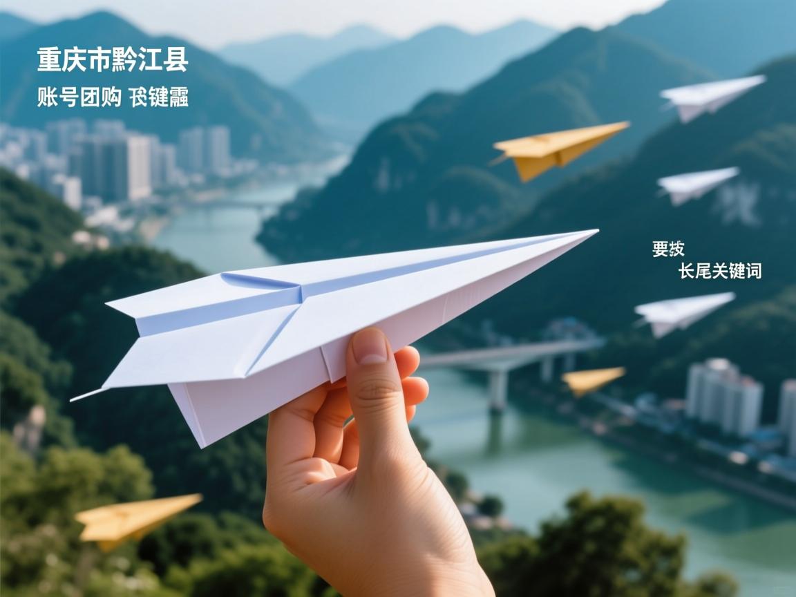 重庆市黔江区纸飞机账号团购的相关长尾关键词是那些