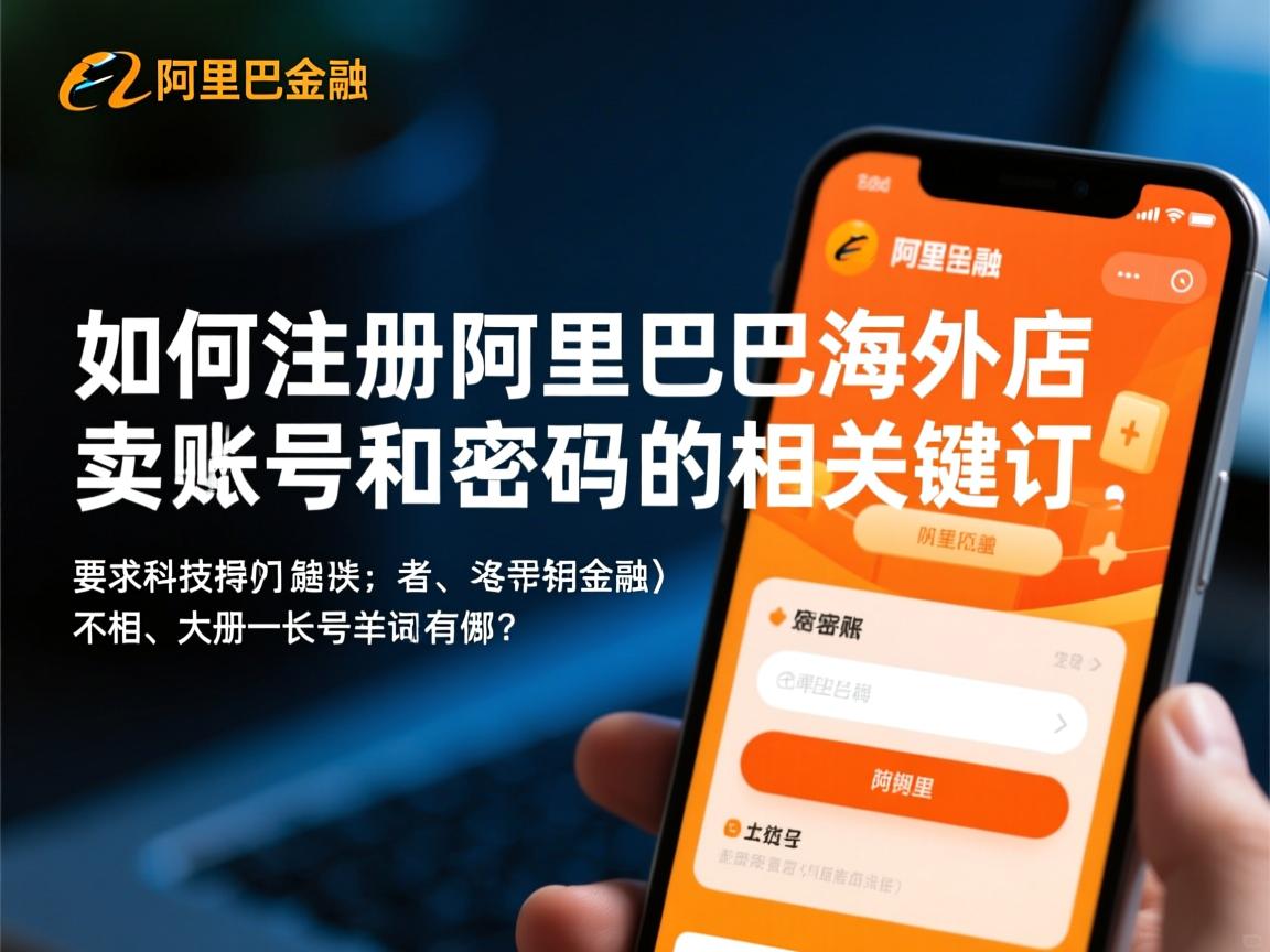如何注册阿里巴巴海外店卖家账号和密码的相关长尾关键词有哪些