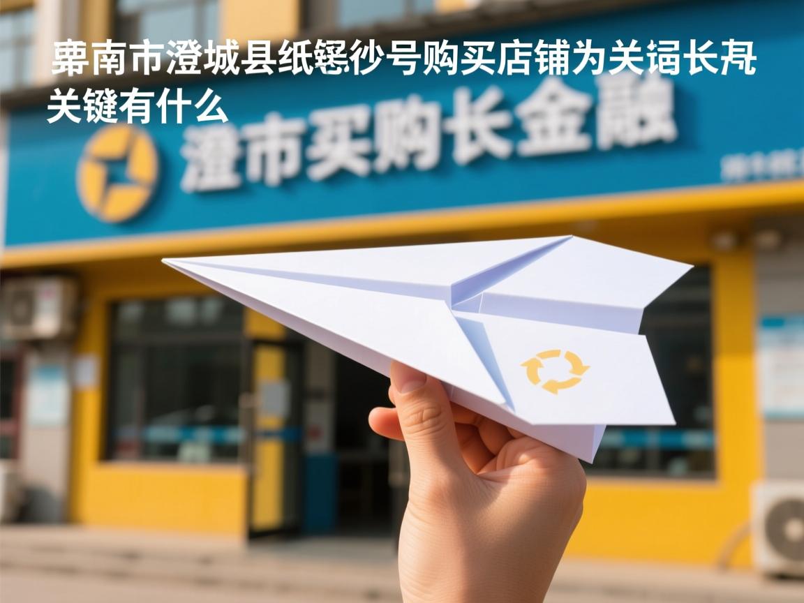 渭南市澄城县纸飞机账号购买店铺的相关长尾关键词有什么