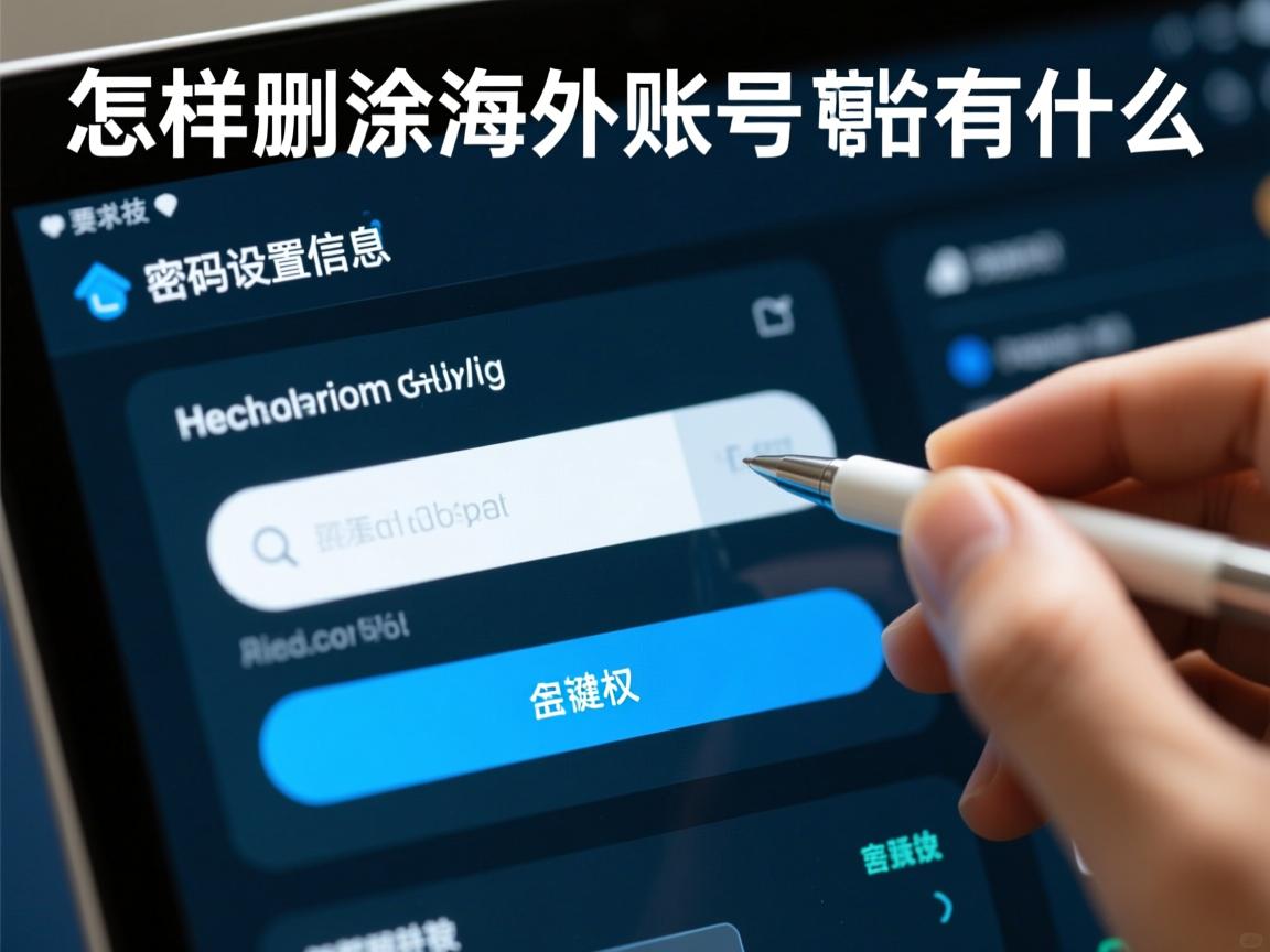 怎样删除海外账号密码设置信息的相关长尾关键词有什么