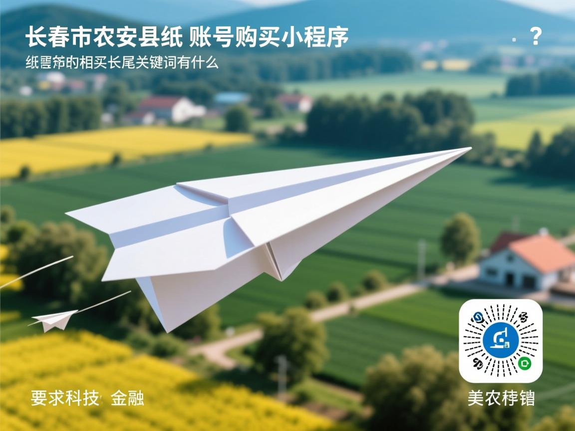 长春市农安县纸飞机账号购买小程序的相关长尾关键词有什么