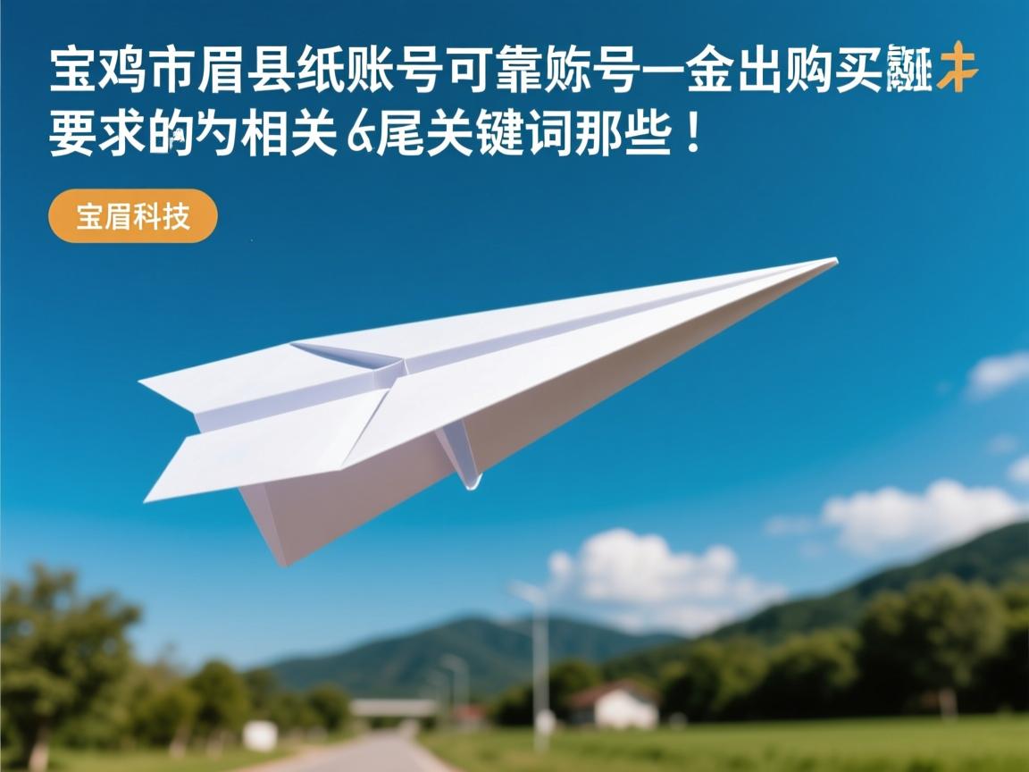 宝鸡市眉县纸飞机账号可靠购买的相关长尾关键词是那些