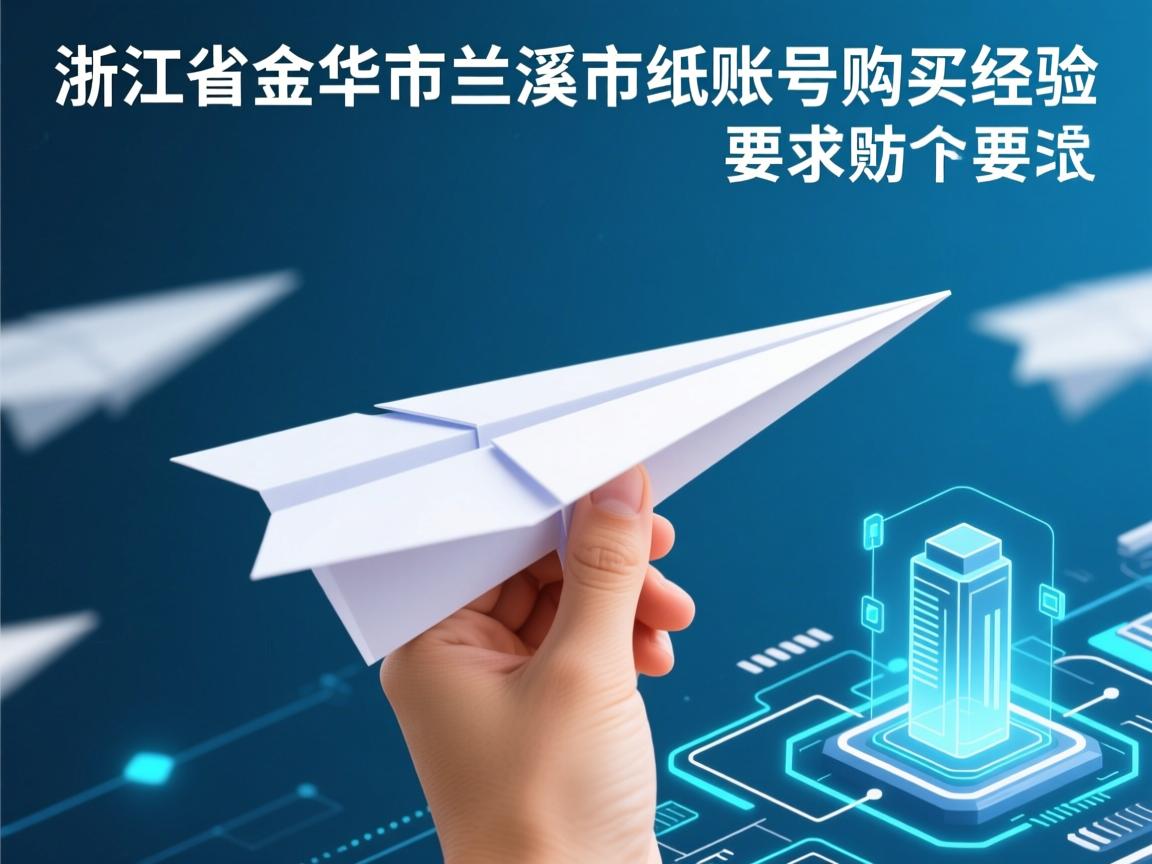 浙江省金华市兰溪市纸飞机账号购买经验