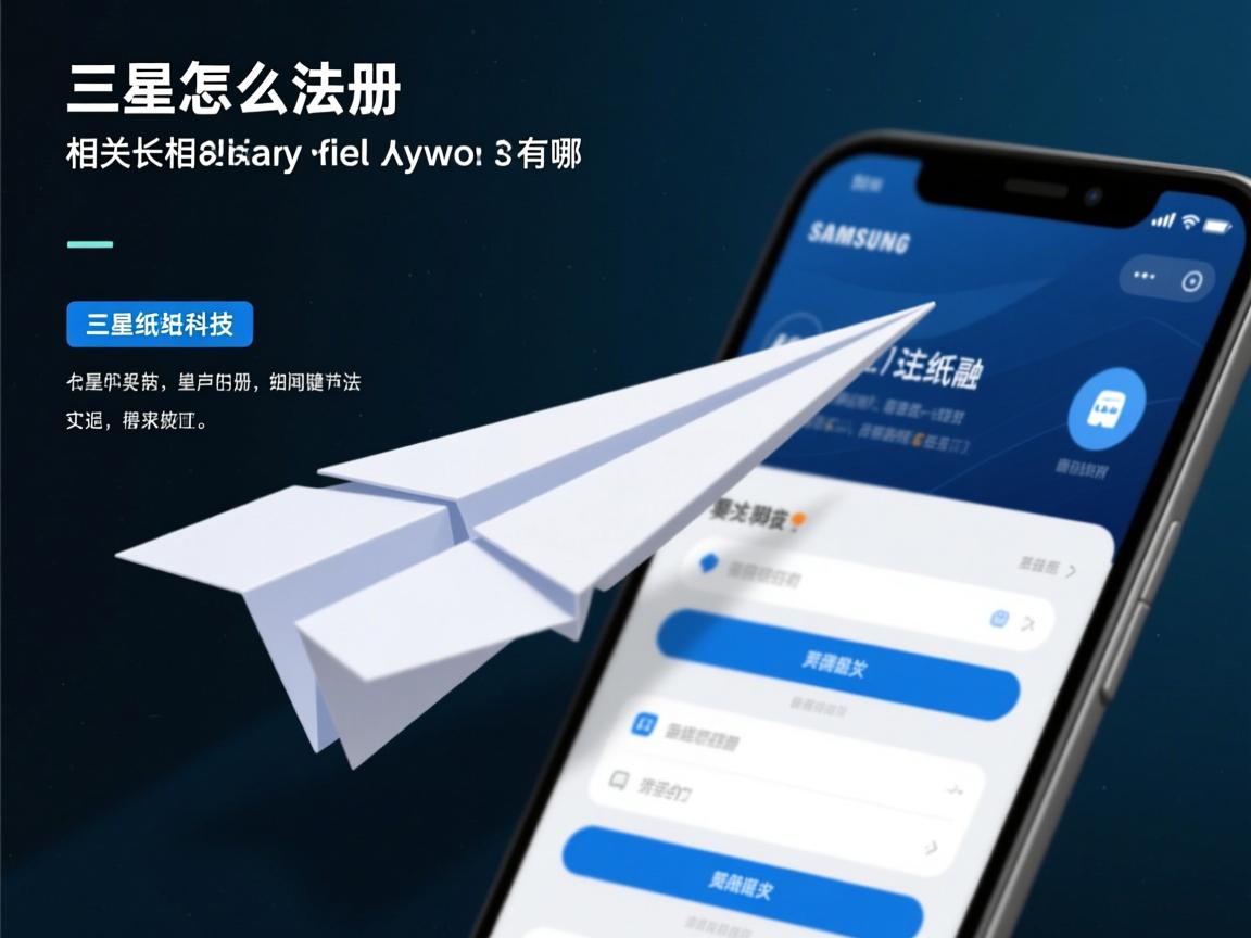 三星怎么注册纸飞机的相关长尾关键词有哪些