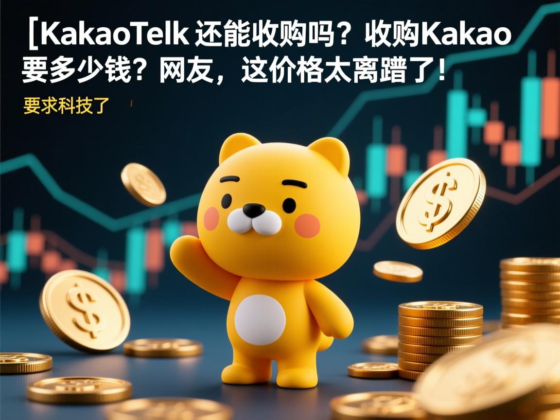 }KakaoTalk还能收购吗?收购Kakao要多少钱?网友,这价格太离谱了!