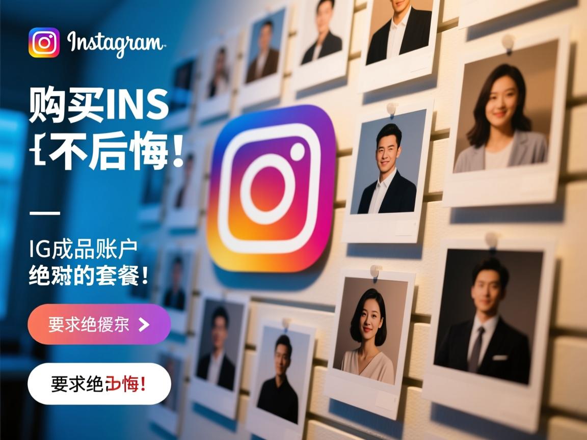 购买INS、照片墙、‎Instagram、IG成品账户套餐的理由，让你绝对不后悔！