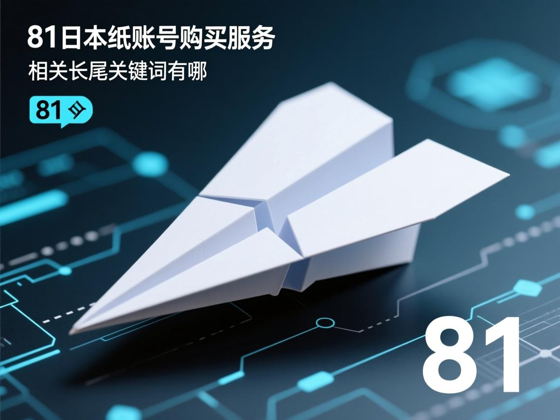 81日本纸飞机账号购买服务的相关长尾关键词有哪些