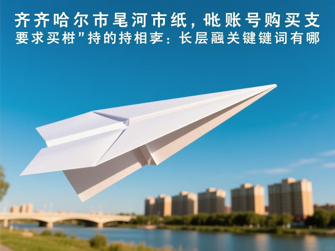 齐齐哈尔市讷河市纸飞机账号购买支持的相关长尾关键词有哪些