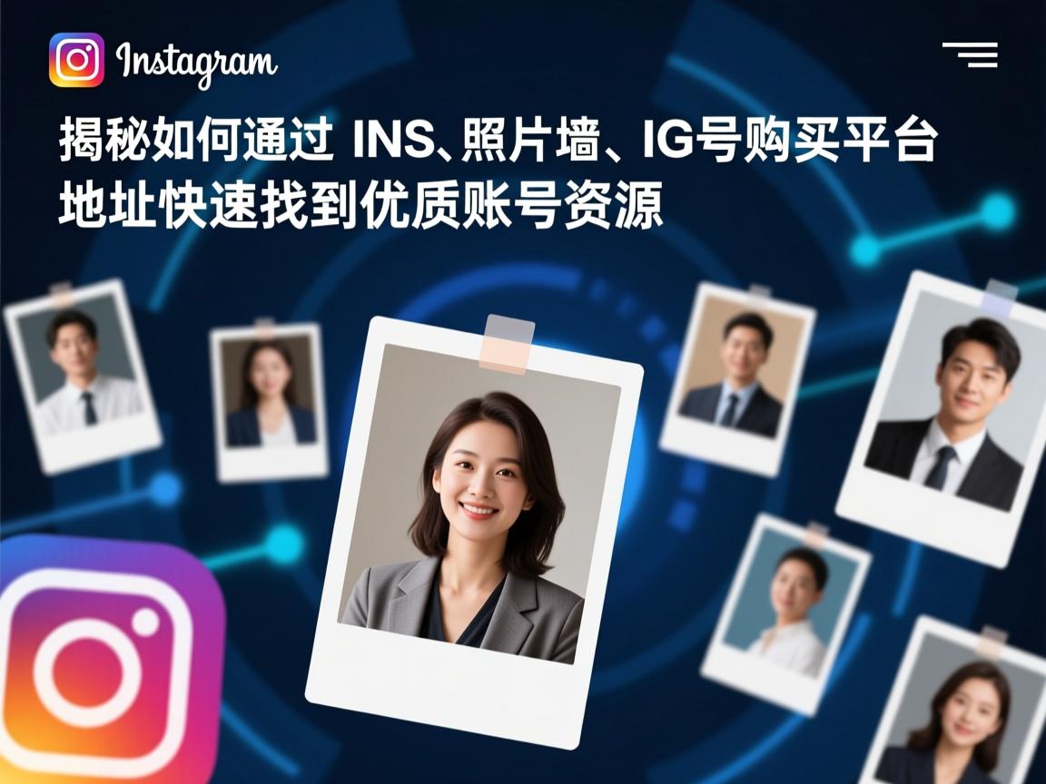 揭秘：如何通过INS、照片墙、‎Instagram、IG号购买平台地址快速找到优质账号资源