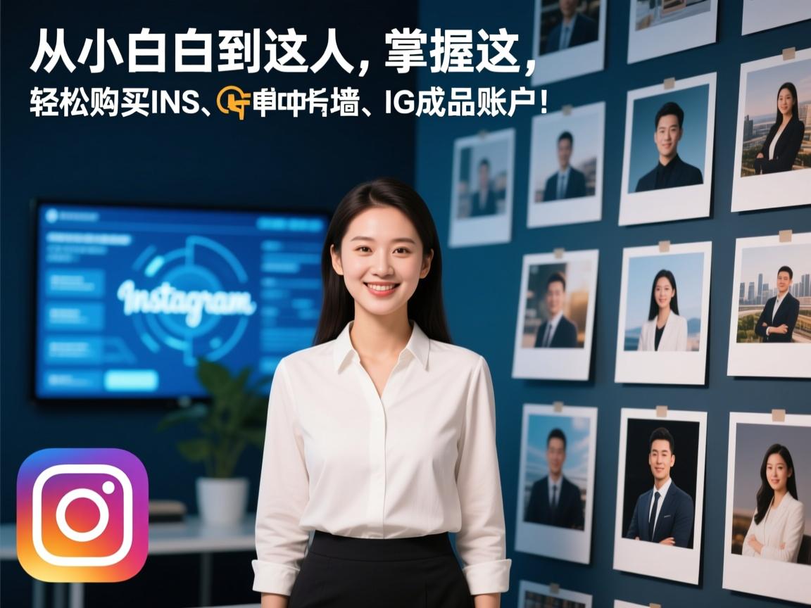 从小白到达人：掌握这，轻松购买INS、照片墙、‎Instagram、IG成品账户！