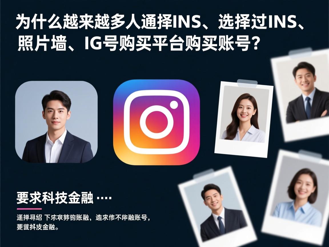 为什么越来越多人选择通过INS、照片墙、‎Instagram、IG号购买平台购买账号？