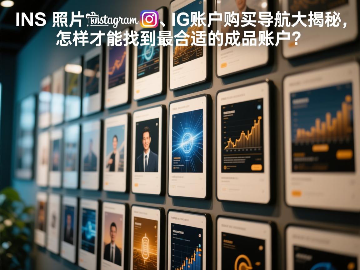 “INS、照片墙、‎Instagram、IG账户购买导航大揭秘，怎样才能找到最合适的成品账户？”