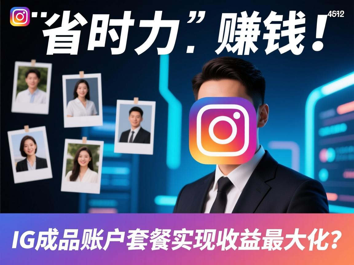 省时省力又赚钱！如何通过INS、照片墙、‎Instagram、IG成品账户套餐实现收益最大化？