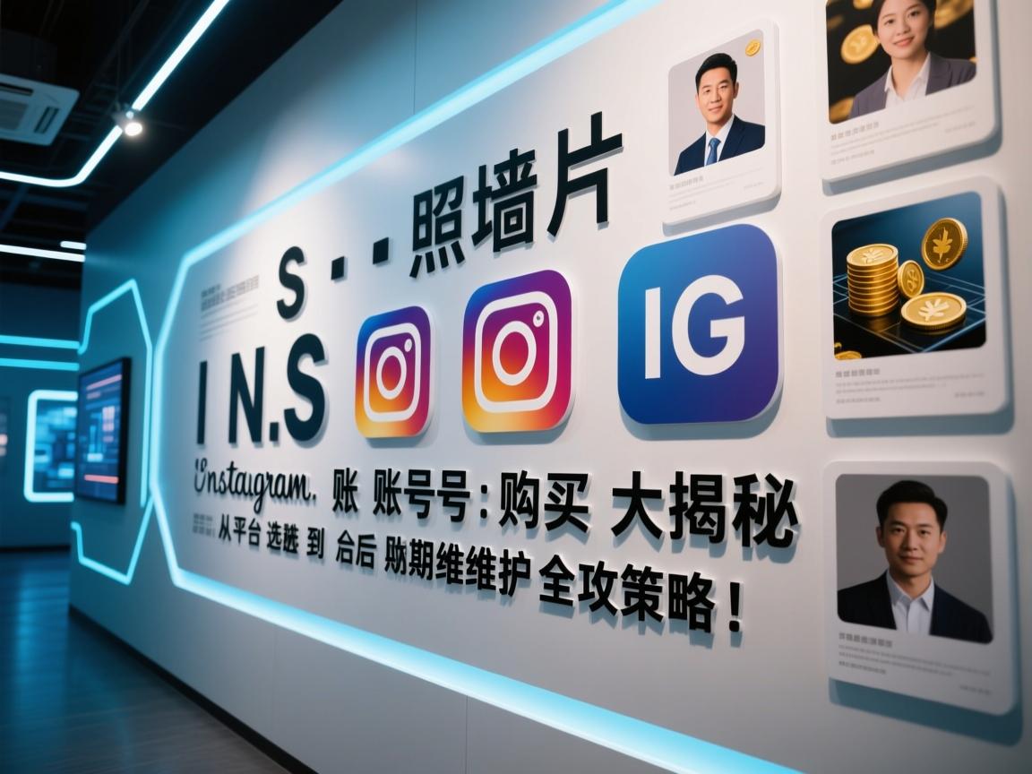 INS、照片墙、‎Instagram、IG账号购买大揭秘：从平台选购到后期维护全攻略！