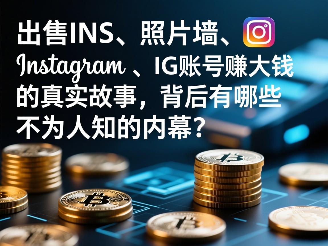 “出售INS、照片墙、‎Instagram、IG账号赚大钱的真实故事，背后有哪些不为人知的内幕？”