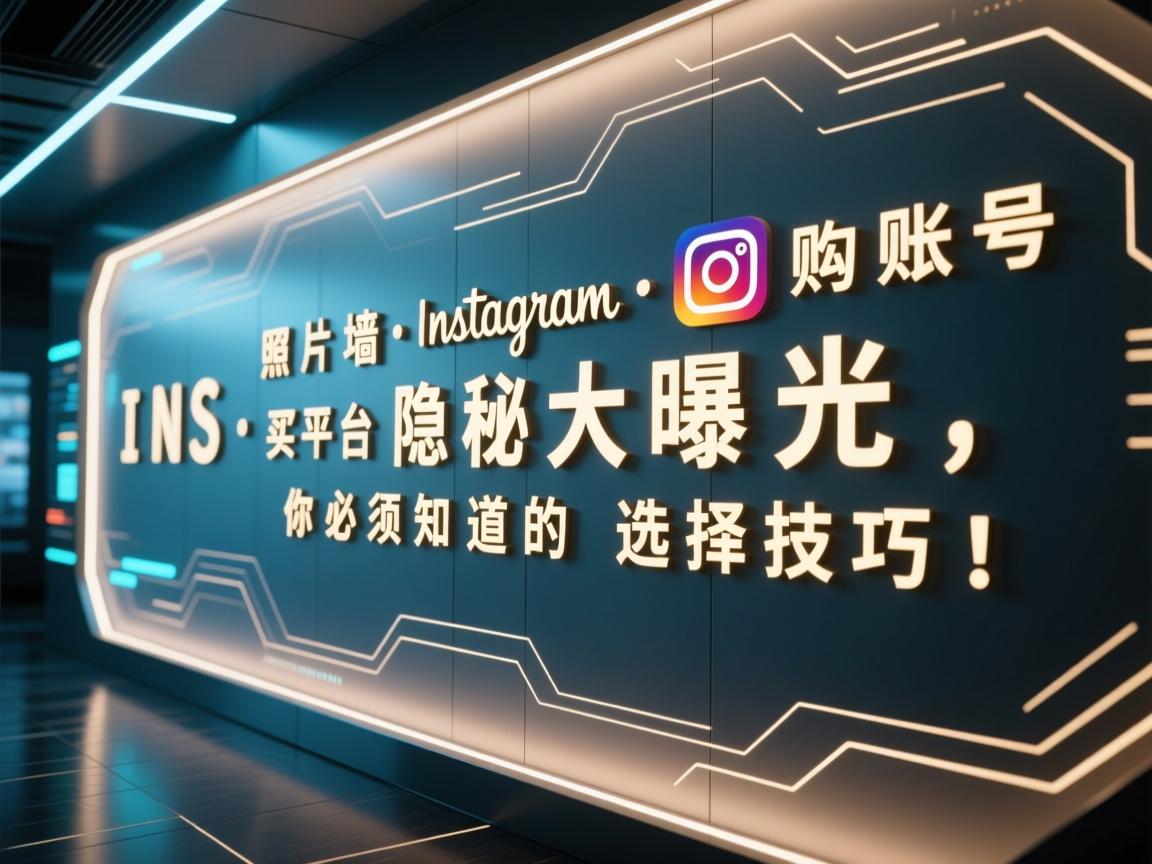 “INS、照片墙、‎Instagram、IG账号购买平台隐秘大曝光，你必须知道的选择技巧！”