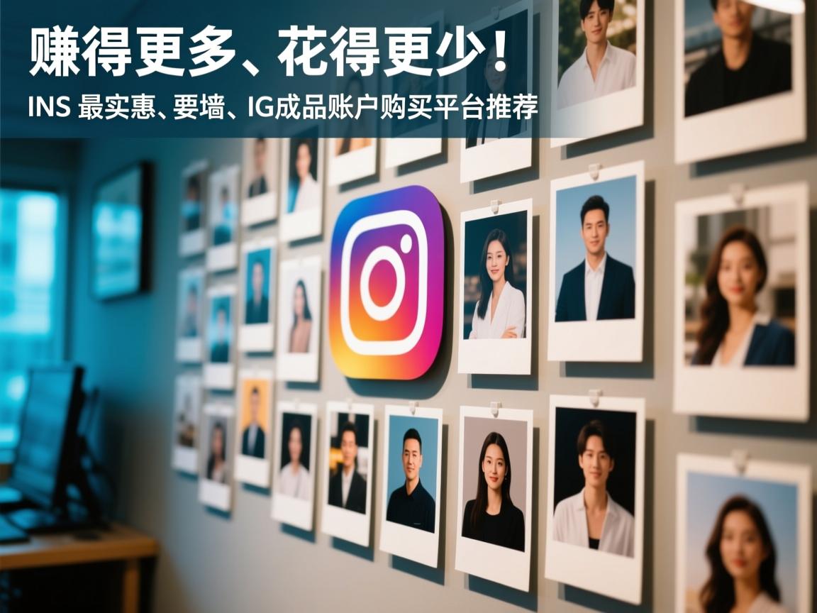 赚得更多,花得更少!最实惠的INS、照片墙、Instagram、IG成品账户购买平台推荐
