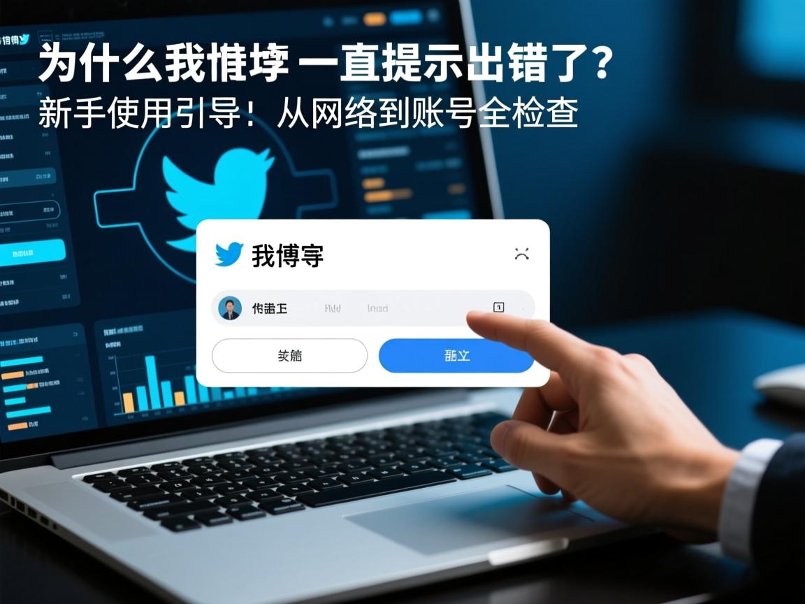为什么推特一直提示出错了？,新手使用引导：从网络到账号全检查
